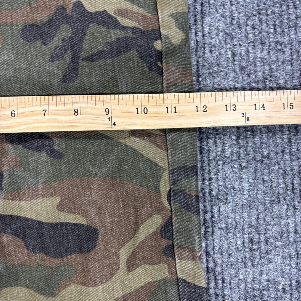 SHEIN Skinny Jeans Women Size 36 Green Camo Print High Rise Stretch - Picture 5 of 10